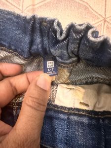 Uniqlo Blue Denim Shorts