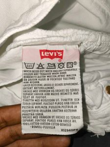 Levi's '501 Original' Jeans (White)