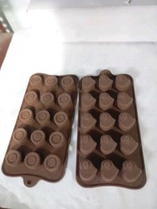 2 Pieces Silicone Chocolate Molds