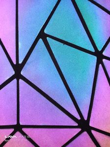 Geometric Reflective Backpack