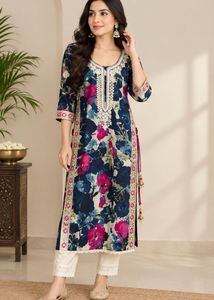 Elegant Floral Kurta