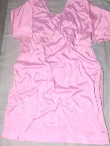 Elegant Pink Embroidered Kurta