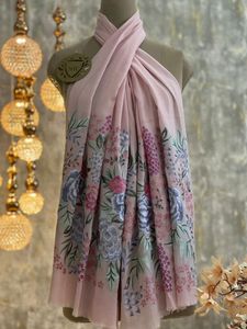 Floral Embroidered Pashmina Shawls