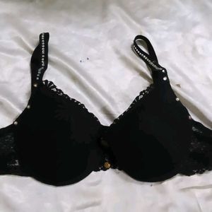 Black Lace Bra