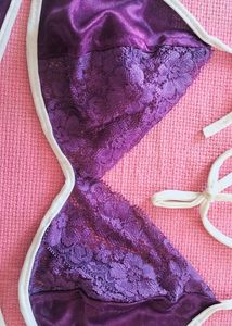 SILK NET BRA-PANTY SET