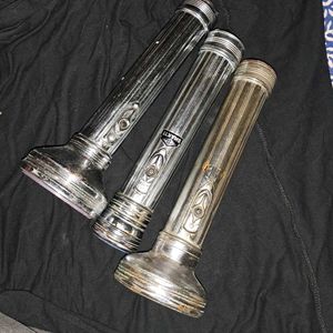 1970-80s Vintage steel battery torches.