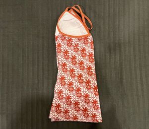 cute floral halterneck top
