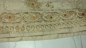 Elegant Beige Embroidered Kurta Set