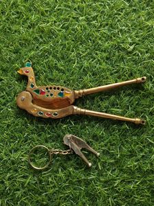 Vintage Peacock Nutcracker &amp; Keychain free