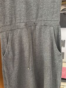 Casual Gray T-Shirt Dress