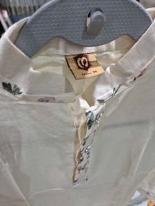 Boy's Floral Manyavar Kurta Set