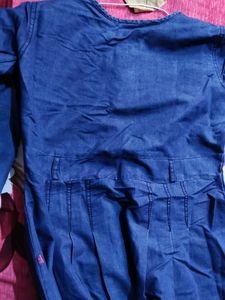 Denim midi Dress