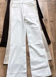 Formal White 🤍 Trousers