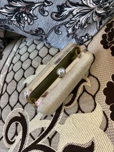 Glittery Gold Clutch