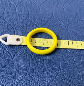 Unisex Vibrant Yellow Stackable Glass Ring