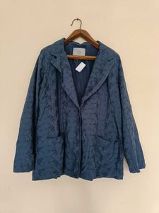 Embroidered Blue Jacket