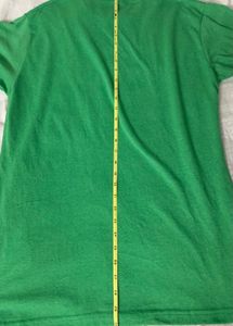 Imported Unisex Green Graphic Long T-shirt