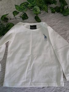 Off-White Printed T-Shirt (Girl's)