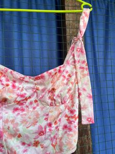 Floral Print Corset Top