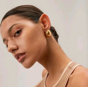 Gold Hoop Antiturnish Earrings