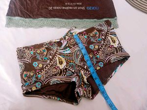 Cute Brown Sleepwear Set