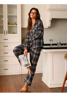 Cozy Plaid Pajama Set