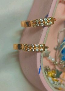 Sparkling Hoop Earrings