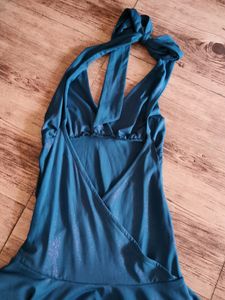 Handkerchief Skirt Halter Dress