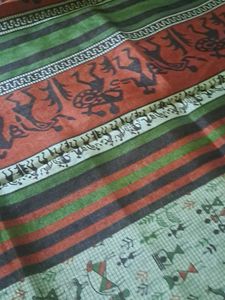 Unique Tribal Print Saree