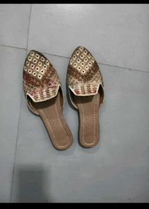 Embroidered Flats &amp; Sandals