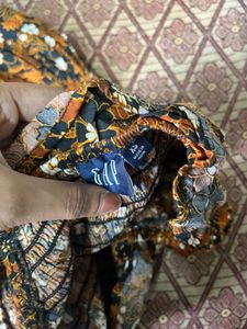 Boho Floral Smocked Tank Top