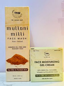 TNW Face Wash & Gel Cream Set