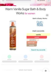 Bbw Warm Vanilla 10ml decant