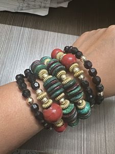 jaipur Boho Beaded Bracelet Stack