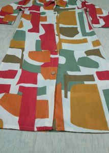 Vibrant Geometric Multicolor Co-Ord Set