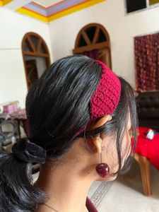 Red Knit Headband