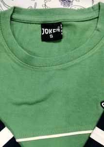 JOKER GREEN STRIPED T-SHIRT