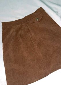 Brown Corduroy skirt