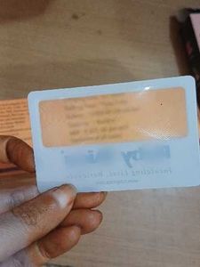 Credit Card Sized Magnifying Lens