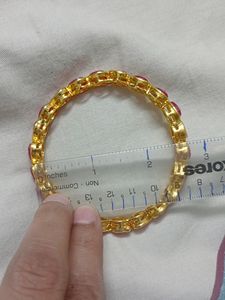 Pink Stone Bangles