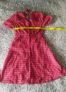 Red Plaid Top