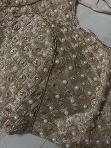 Embellished Golden Blouse