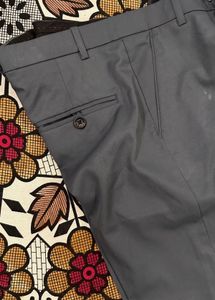 Men's Grey Formal Trousers