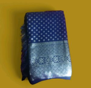 Silver  Sunami...saree