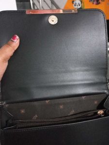 Black Studded Clutch Bag