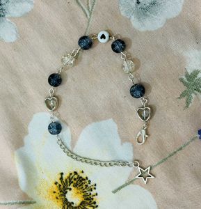 Y2K Bracelet with Heart Charm