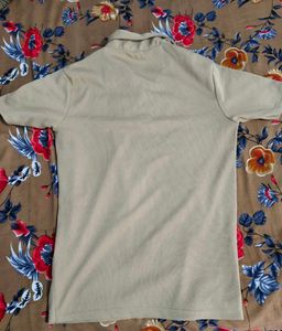 Men's Beige Polo T-Shirt
