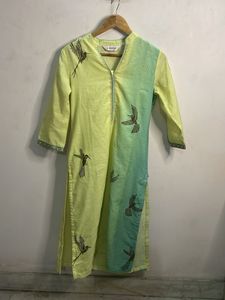 BIBA Elegant Bird Print Kurta