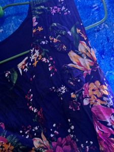 Floral Blue Top