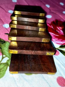Wooden Coaster Set